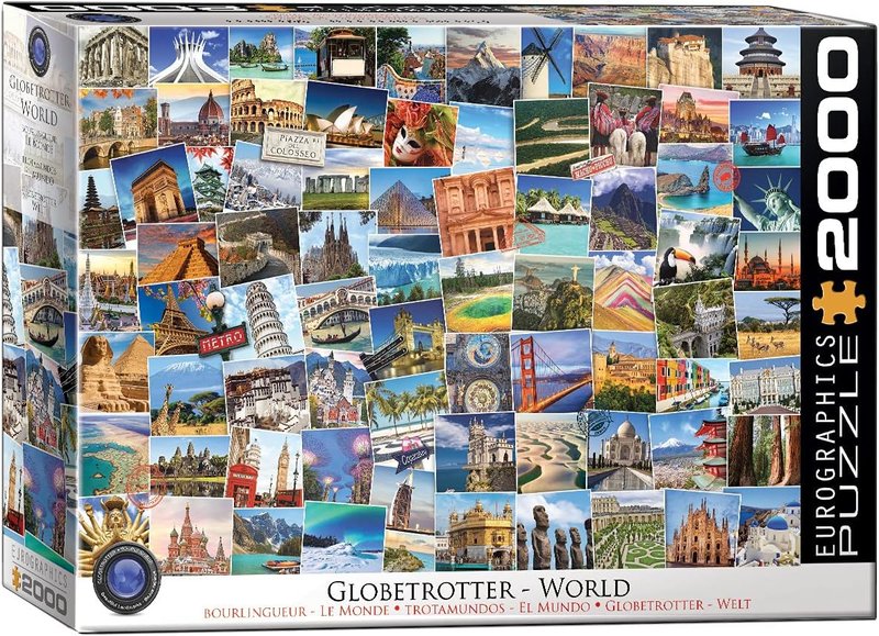 Eurographics 8220-5480 World Globetrotter 2000-Piece Puzzle