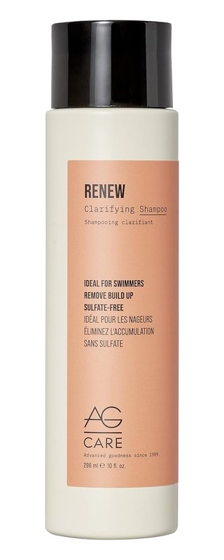 AG Care Renew Clarifying Shampoo, Remove Build Up, Colour Safe Sulfate-Free Shampoo, 10 Fl Oz