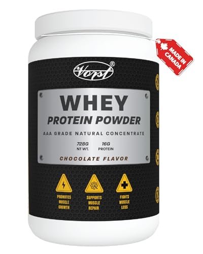 VORST Whey Protein Chocolate 728g | 28 Servings | AAA Grade Concentrate Powder | 1 Jar