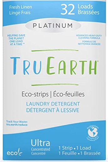 Tru Earth Laundry Detergent Eco-Strips – Fresh Linen (32 Loads)