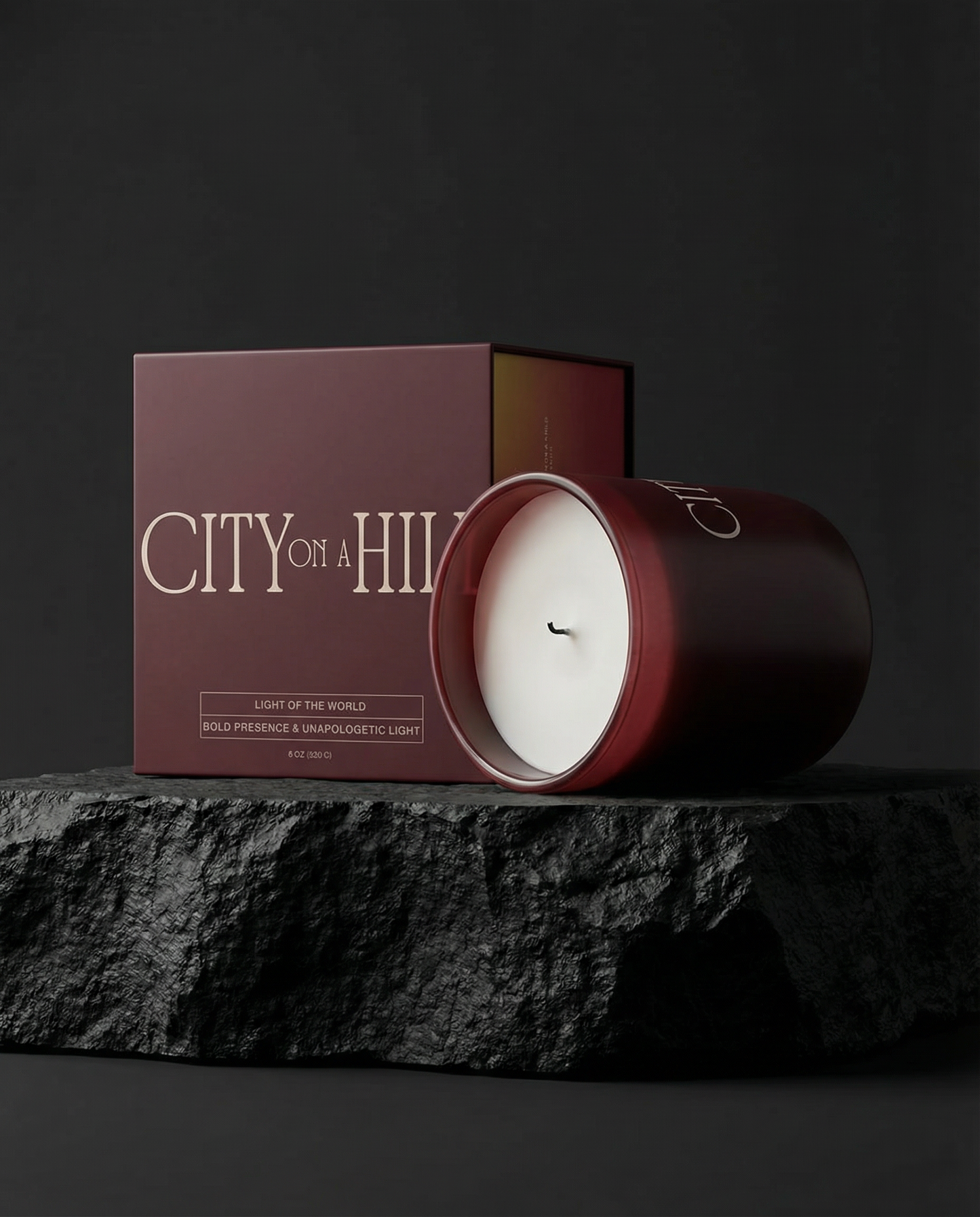 City on a Hill - Faith-Inspired Candle
